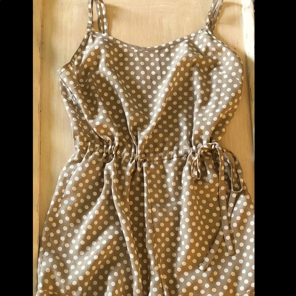 Free people intimately polkadot romper